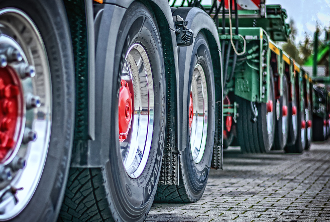 Wheels of a Heavy Duty Transport